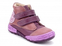 105-016,021 Тотто (Totto), ботинки детские демисезонные утепленные, байка, кожа, сиреневый. в Краснодаре