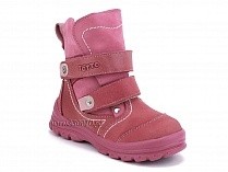 215-96,87,17 Тотто (Totto), ботинки детские зимние ортопедические профилактические, мех, нубук, кожа, розовый. в Краснодаре