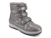 А35-100-4 Сурсил (Sursil-Ortho), ботинки подростковые ортопедические с высоким берцем, зимние,  шерсть, кожа, текстиль, серый в Краснодаре