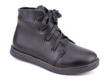 3547-1-1 Тотто (Totto), ботинки детские утепленные ортопедические профилактические, кожа, черный. в Краснодаре