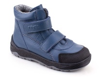 2458-702 Тотто (Totto), ботинки детские утепленные ортопедические профилактические, кожа, джинс в Краснодаре