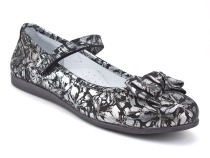36-250 Азрашуз (Azrashoes), туфли подростковые ортопедические профилактические, кожа, черный, серебро в Краснодаре