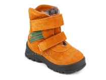 203-85,044 Тотто (Totto), ботинки зимние, оранжевый, зеленый, натуральный мех, замша. в Краснодаре