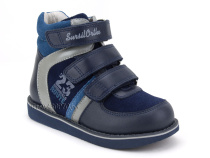 23-251  Сурсил (Sursil-Ortho), ботинки неутепленные с высоким берцем, кожа , нубук, синий, голубой в Краснодаре