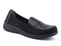 84-52Т-22-402/30 Рикосс (Ricoss) туфли для взрослых, кожа, лак, текстиль, черный, полнота 9 в Краснодаре