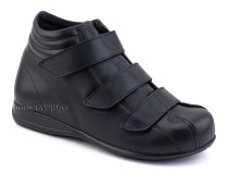 5008-01  Плюмекс (Plumex), ботинки для взрослых демисезонные утепленные, кожа, черный, полнота 10. в Краснодаре